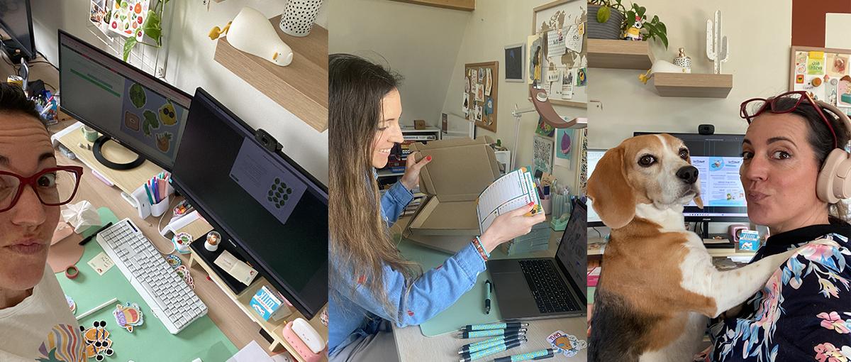 graphiste illustratrice, diététicienne, boutique en ligne