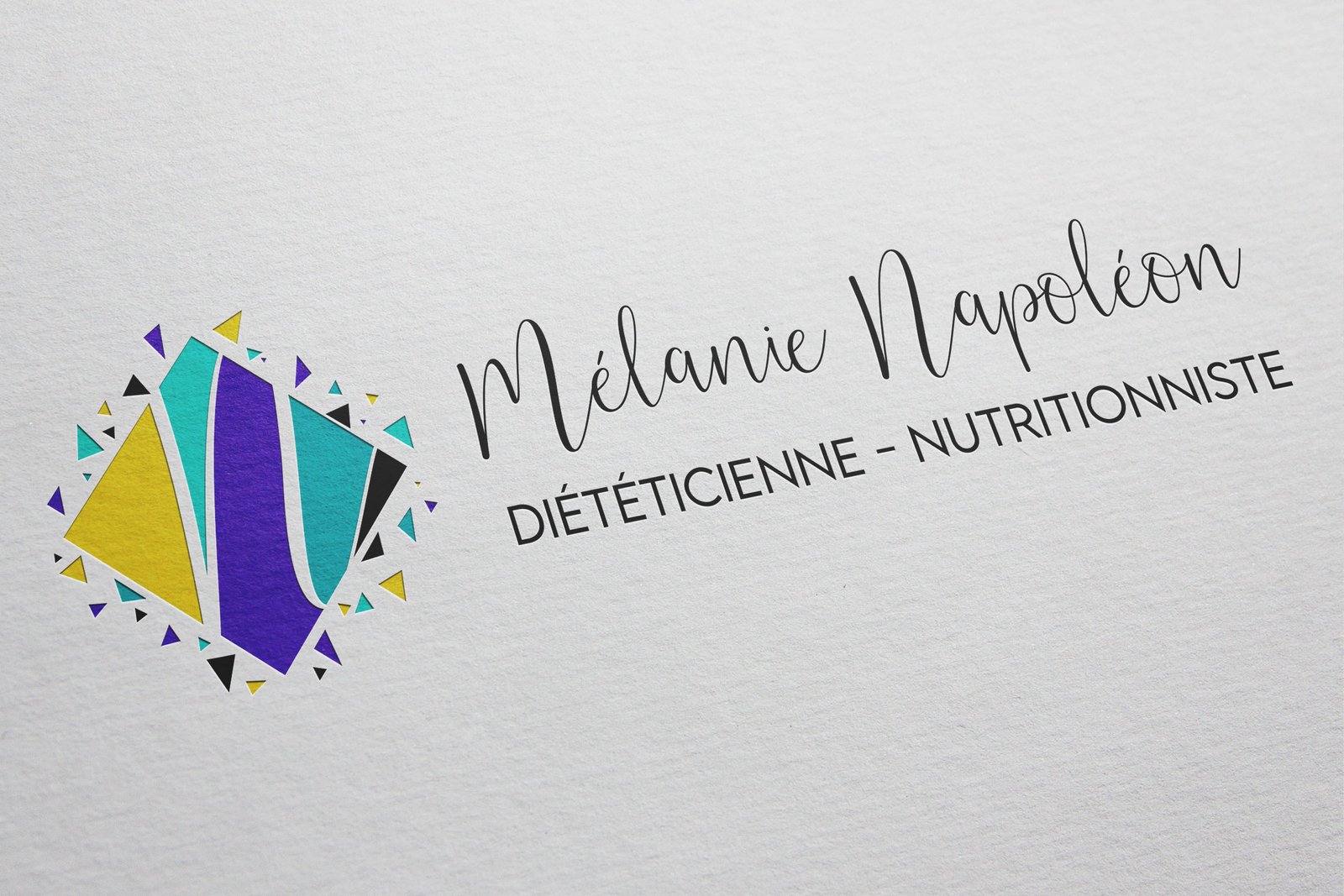 Logo identité visuelle diététicienne