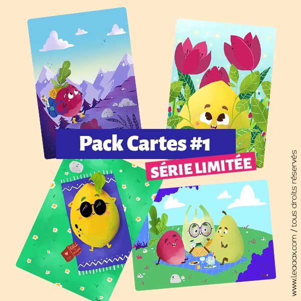Pack cartes printemps collection limitée