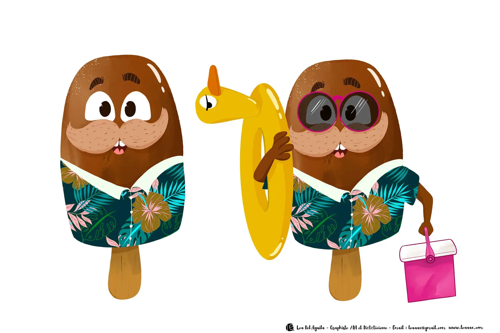 Création mascotte illustration