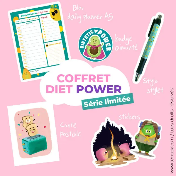 Coffret papeterie DietPower