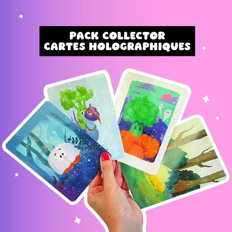 Pack collector cartes holographiques